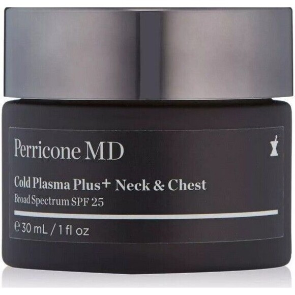 SEALED Perricone MD Cold Plasma Plus+ Neck & Chest Broad Spectrum SPF 25 1 Ounce - Picture 1 of 2